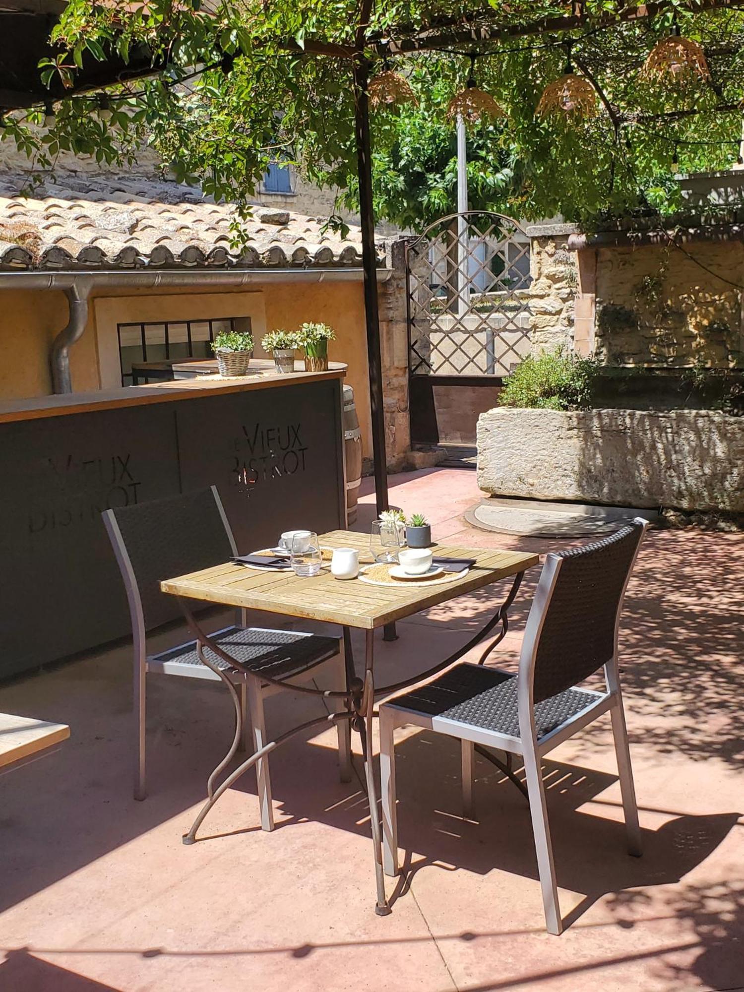 Chambres Du Vieux Bistrot Cabrières-dʼAvignon エクステリア 写真