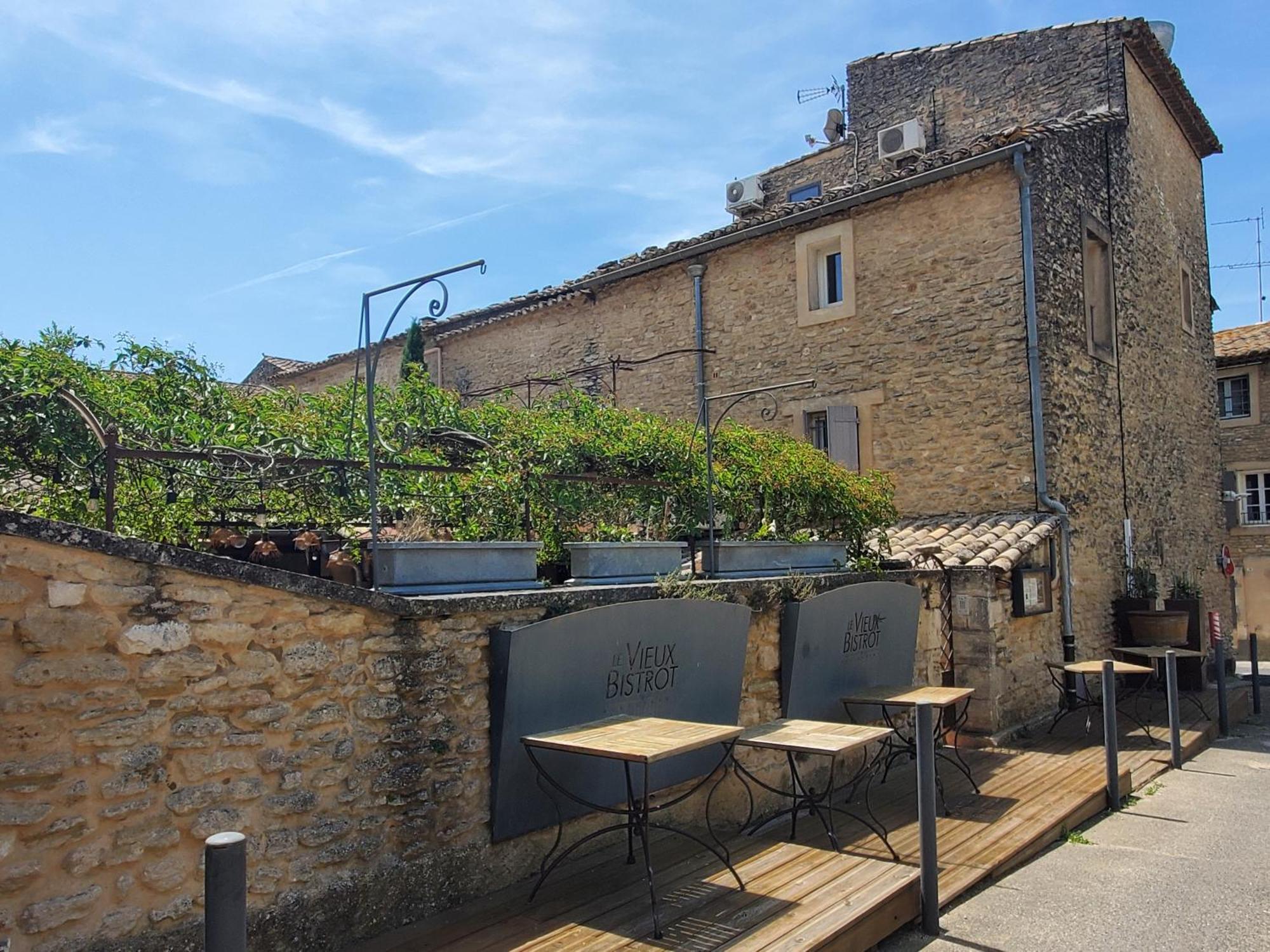 Chambres Du Vieux Bistrot Cabrières-dʼAvignon エクステリア 写真