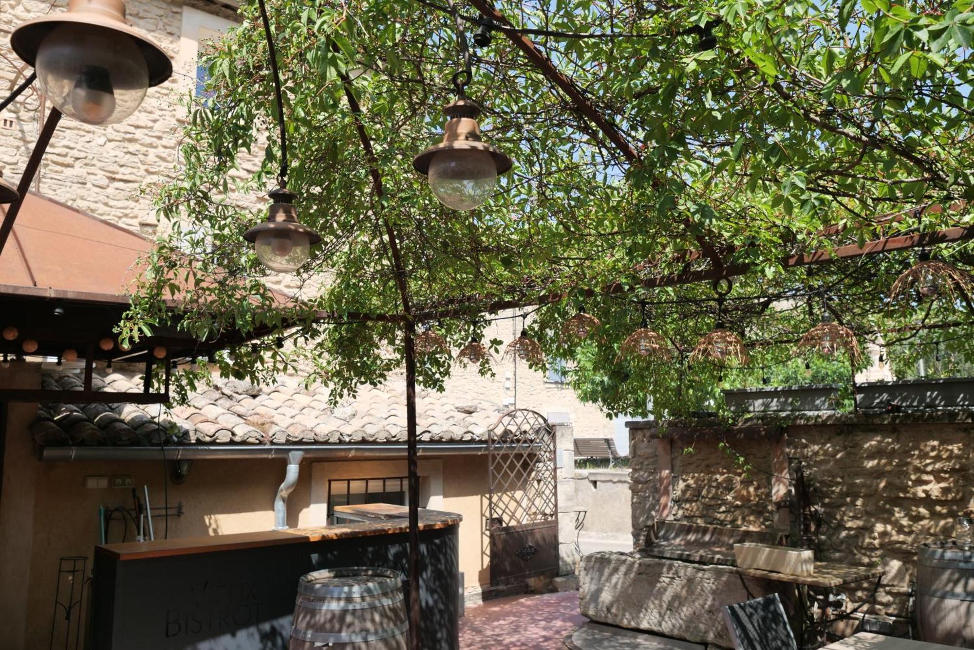 Chambres Du Vieux Bistrot Cabrières-dʼAvignon エクステリア 写真