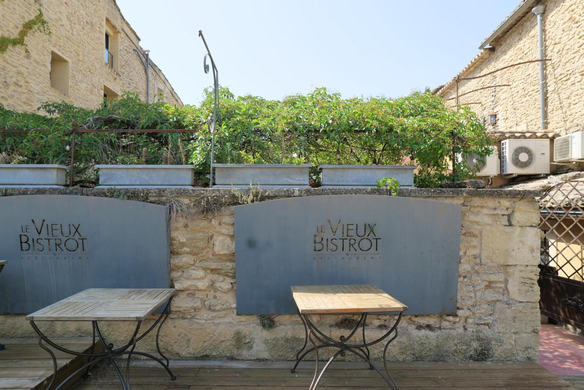 Chambres Du Vieux Bistrot Cabrières-dʼAvignon エクステリア 写真