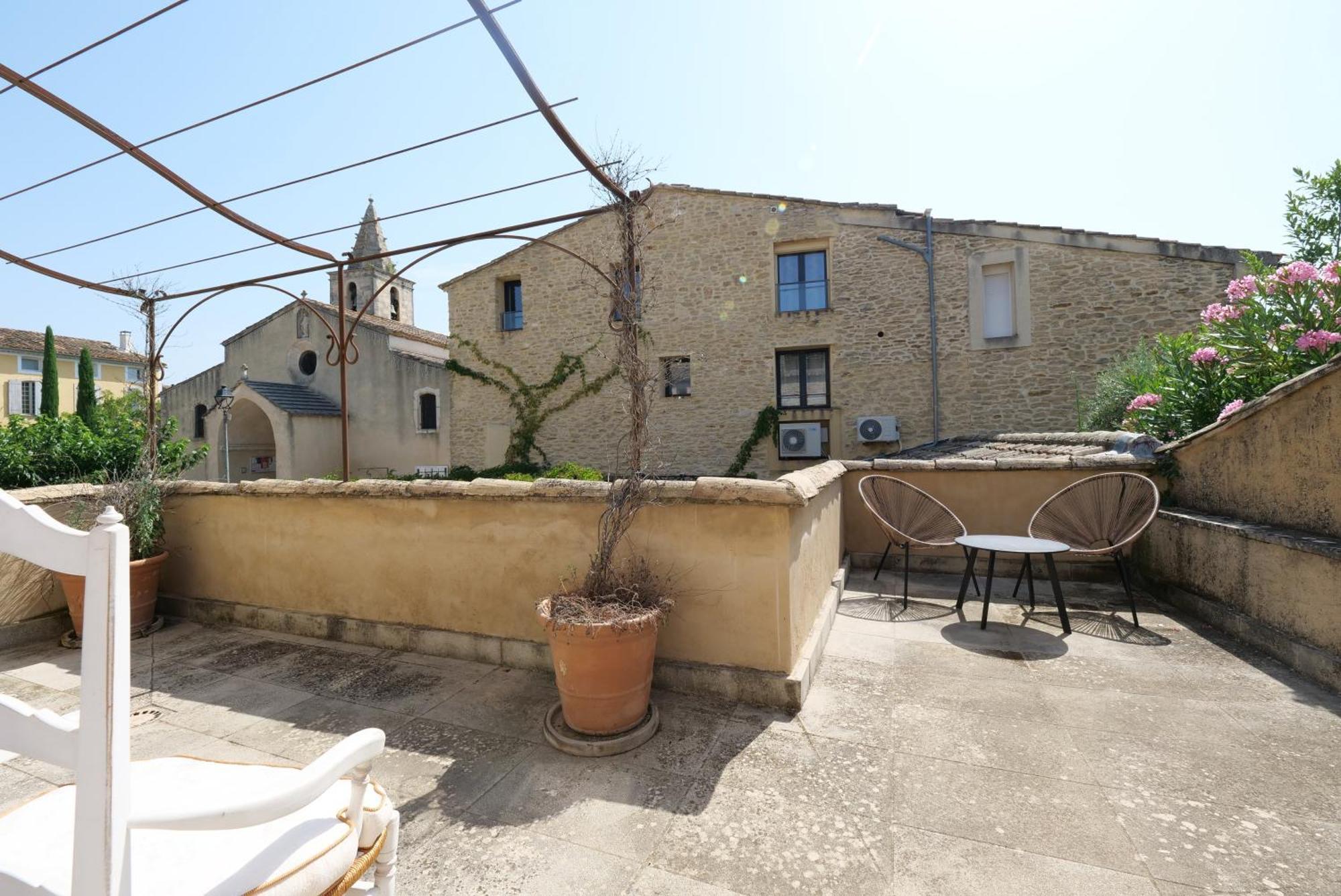Chambres Du Vieux Bistrot Cabrières-dʼAvignon エクステリア 写真