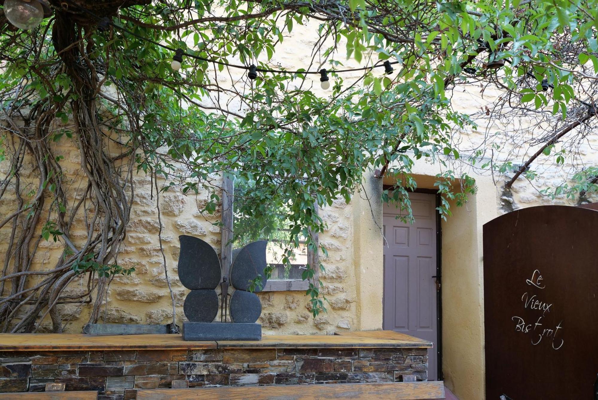 Chambres Du Vieux Bistrot Cabrières-dʼAvignon エクステリア 写真